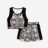 Παιδικό σετ σορτς for Funky Kids κορίτσι 6-16 ετών 124-524140-1 Μαύρο