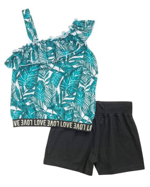 Παιδικό σετ σορτς for Funky Kids κορίτσι 6-16 ετών 123-524128-1 Λευκό