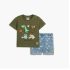Βρεφικό σετ φούτερ τζιν for Funky Kids αγόρι 6-24 μηνών 125-802103-1 Χακί