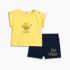 Βρεφικό σετ σορτς μακό for Funky Kids κορίτσι 6-24 μηνών 125-924116-1 Κίτρινο