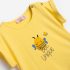 Βρεφικό σετ σορτς μακό for Funky Kids κορίτσι 6-24 μηνών 125-924116-1 Κίτρινο