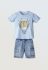 Παιδικό σετ τζιν βερμούδα Hashtag αγόρι 1-6 ετών 254812 Γαλάζιο