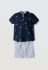 Παιδικό σετ βερμούδα Hashtag αγόρι 1-6 ετών 254839 Μπλε