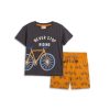 Παιδικό σετ βερμούδα for Funky Kids αγόρι 2-6 ετών 125-301201-1 Ανθρακί