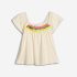 Παιδική μπλούζα for Funky Kids κορίτσι 6-16 ετών 125-505135-1 Λευκό