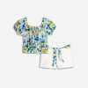 Παιδικό σετ σορτς for Funky Kids κορίτσι 6-16 ετών 125-525107-1 Λευκό