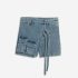 Παιδικό τζιν σορτς for Funky Kids κορίτσι 6-16 ετών 125-532102-1 Μπλε