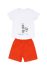 Παιδικό σετ βερμούδα Sprint αγόρι 18 μηνών - 6 ετών 251-1006-100 Λευκό