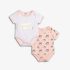 Βρεφικό σετ 2τμχ for Funky Kids κορίτσι 1-12 μηνών 125-060106-1 Ροζ