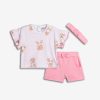 Βρεφικό σετ σορτς for Funky Kids κορίτσι 1-12 μηνών 125-060118-1 Ροζ