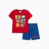 Παιδικό σετ βερμούδα for Funky Kids αγόρι 2-6 ετών 125-301135-1 Κόκκινο