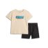 Παιδικό σετ βερμούδα for Funky Kids αγόρι 2-6 ετών 125-303101-1 Μπεζ