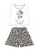 Παιδικό σετ σορτς for Funky Kids κορίτσι 2-6 ετών 125-724125-1 Λευκό