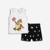 Παιδικό σετ σορτς for Funky Kids κορίτσι 2-6 ετών 125-724129-1 Λευκό