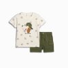 Βρεφικό σετ βερμούδα for Funky Kids αγόρι 6-24 μηνών 125-804101-1 Εκρού