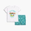 Βρεφικό σετ βερμούδα for Funky Kids αγόρι 6-24 μηνών 125-804103-1 Λευκό