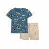 Βρεφικό σετ βερμούδα for Funky Kids αγόρι 6-24 μηνών 125-804112-1 Μπλε