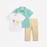 Βρεφικό σετ 3τμχ for Funky Kids αγόρι 6-24 μηνών 125-895101-1 Τυρκουάζ