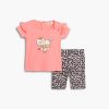 Βρεφικό σετ κολάν for Funky Kids κορίτσι 6-24 μηνών 125-919109-1 Ροζ