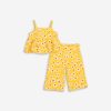 Βρεφικό σετ παντελόνι for Funky Kids κορίτσι 6-24 μηνών 125-923102-1 Κίτρινο