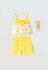 Βρεφικό σετ σορτς ΕΒΙΤΑ κορίτσι 6-24 μηνών 254509 Κίτρινο