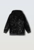 Παιδική ζακέτα ΕΒΙΤΑ κορίτσι 6-16 ετών με παγιέτες 243099 Μαύρο