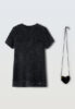 Παιδικό φόρεμα ΕΒΙΤΑ κορίτσι 6-16 ετών 243102 Μαύρο με ασημί κλωστή