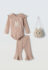 Βρεφικό σετ κολάν ΕΒΙΤΑ κορίτσι 6-18 μηνών 255527 Ροζ