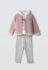 Παιδικό σετ 3τμχ φούστα μπλούζα σακάκι ΕΒΙΤΑ κορίτσι 1-6 ετών 243281 Ροζ