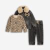 Βρεφικό σετ 3τμχ for Funky Kids κορίτσι 6-24 μηνών 226-995103-1 Μαύρο