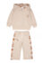 Παιδικό σετ φόρμας Sprint κορίτσι 2-6 ετών 252-2004-910 Μπεζ