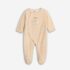 Βρεφικό φορμάκι βελουτέ for Funky kids αγόρι 1-9 μηνών 226-050156-1 Μπεζ