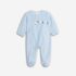 Βρεφικό φορμάκι βελουτέ for Funky kids αγόρι 1-9 μηνών 226-050152-1 Γαλάζιο
