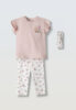 Παιδικό σετ κολάν ΕΒΙΤΑ κορίτσι 2-6 ετών 266244 Ροζ