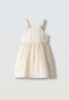 Παιδικό φόρεμα ΕΒΙΤΑ κορίτσι 2-6 ετών 266280 Εκρού