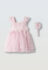 Βρεφικό φόρεμα ΕΒΙΤΑ κορίτσι 3-18 μηνών 266503 Ροζ