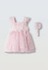 Βρεφικό φόρεμα ΕΒΙΤΑ κορίτσι 3-18 μηνών 266503 Ροζ