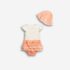 Βρεφικό σετ σορτς for Funky Kids κορίτσι 6-24 μηνών 126-060100-1 Λευκό