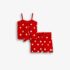 Παιδικό σετ σορτς for Funky Kids κορίτσι 2-6 ετών 126-725110-1 Κόκκινο