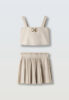 Παιδικό σετ φούστα ΕΒΙΤΑ κορίτσι 6-16 ετών 266049 Μπεζ