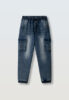 Παιδικό τζιν παντελόνι Hashtag αγόρι 6-16 ετών 266728 Μπλε