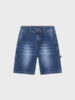 Παιδική τζιν βερμούδα Ativo αγόρι 4-14 ετών KB-YX8626 Μπλε