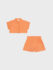 Παιδικό σετ σορτς Ativo κορίτσι 4-14 ετών KG-ND8537-25 πορτοκαλί
