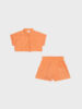 Παιδικό σετ σορτς Ativo κορίτσι 4-14 ετών KG-ND8537-25 πορτοκαλί