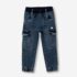 Παιδικό παντελόνι τζιν cargo for Funky Kids αγόρι 2-6 ετών 227-312100-1 Μπλε