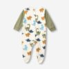 Βρεφικό φορμάκι ριπ for Funky kids αγόρι 1-9 μηνών 227-050108-1 Εκρού