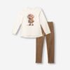 Παιδικό Σετ κολάν for Funky kids κορίτσι 2-6 ετών 227-521126-1 Εκρού